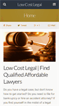 Mobile Screenshot of lowcostlegal.com